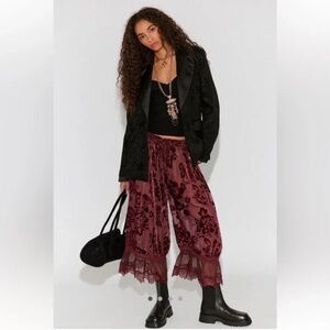 NWOT Free People Forever Young Burnout Pants